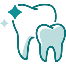 Icone soins dentaires - Assurance retraite et mutuelle