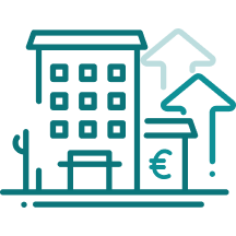 Icone investissement immobilier